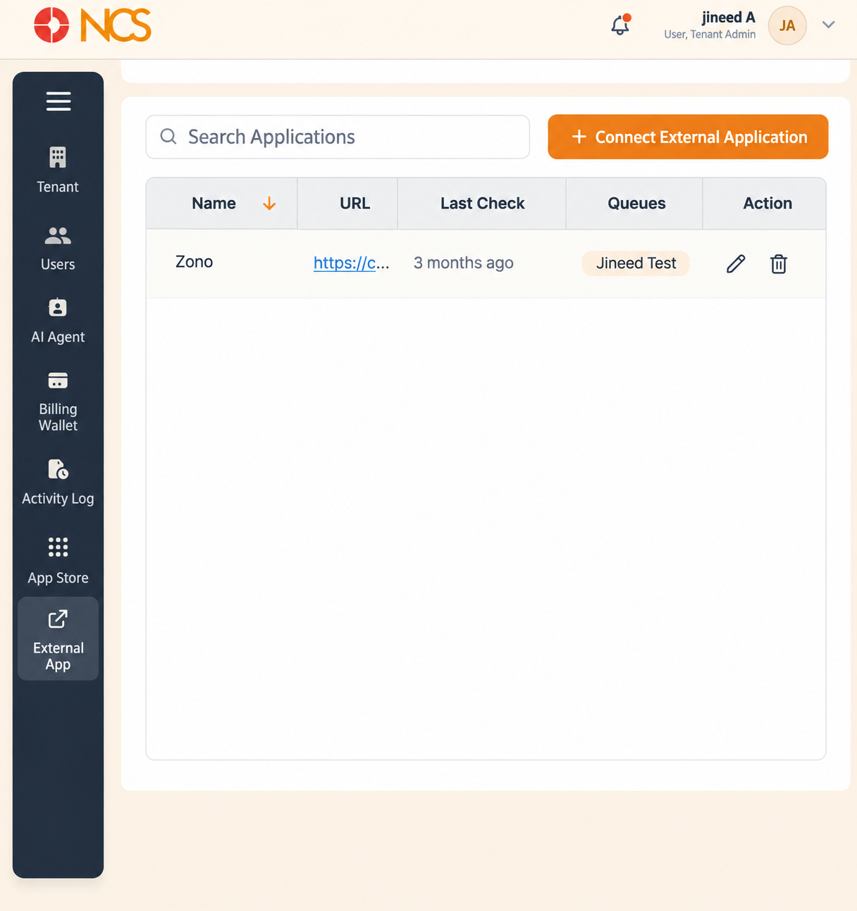 Review existing connections