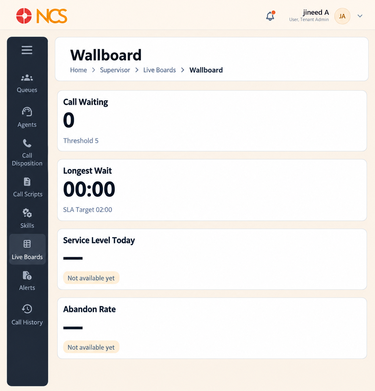 SUP 6.3 Live Wallboard