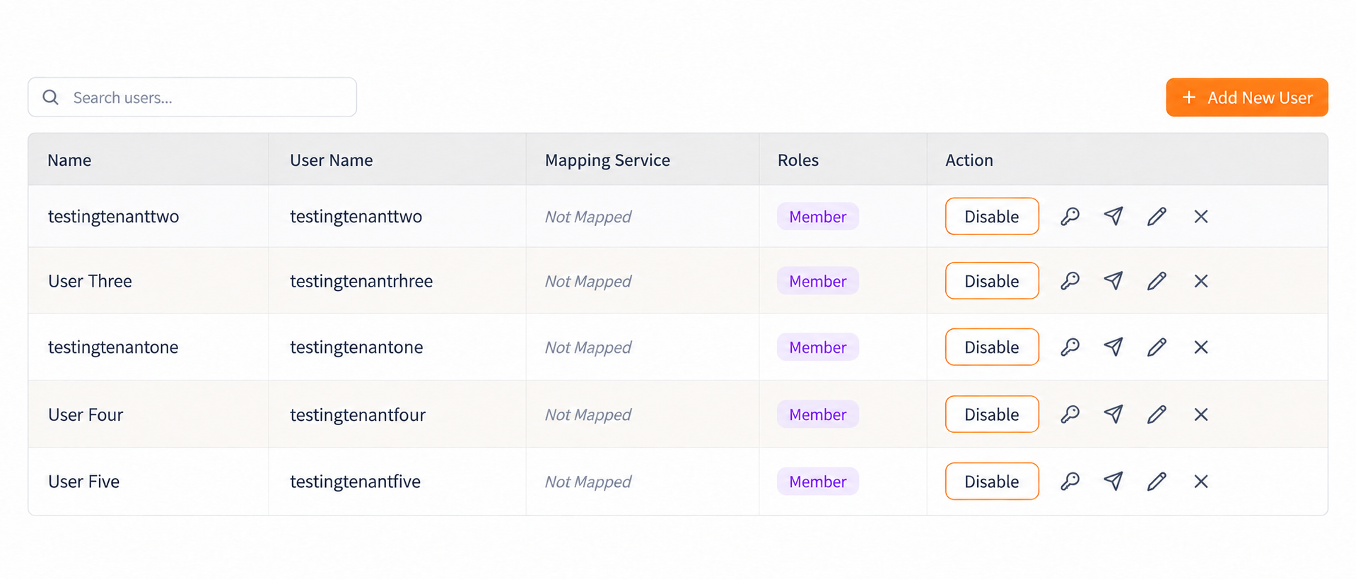 Users Search