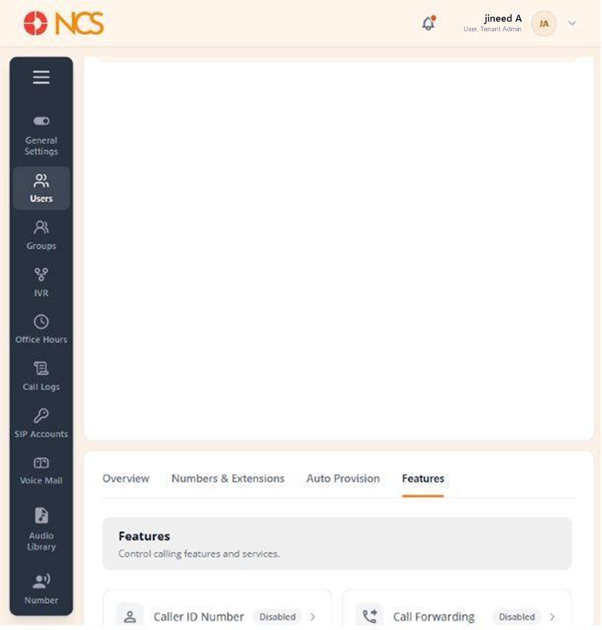 PBX 2.4 Usuario Features