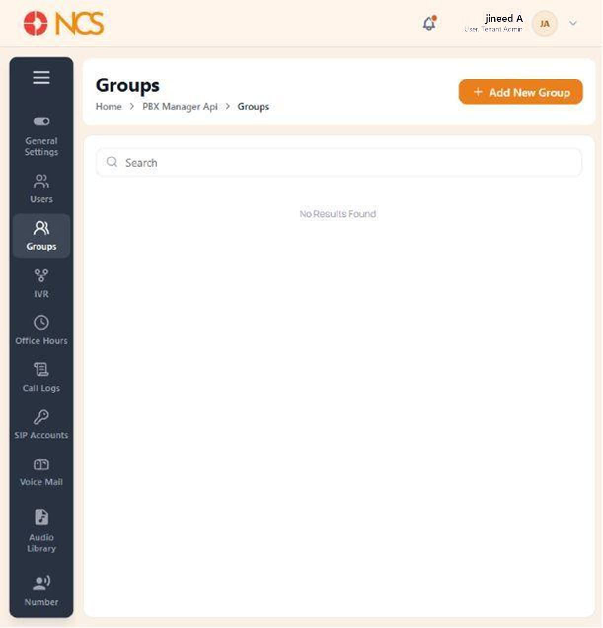 PBX 3.1 Grupos Descripción general