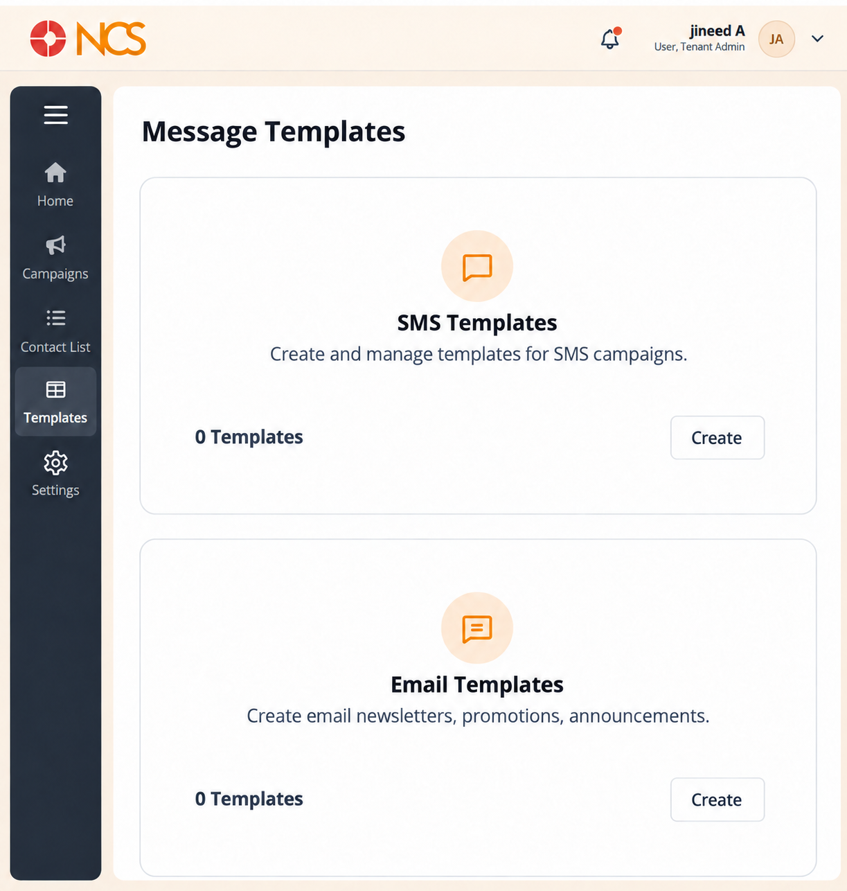 BRD 4.1 Manage Message Modèles