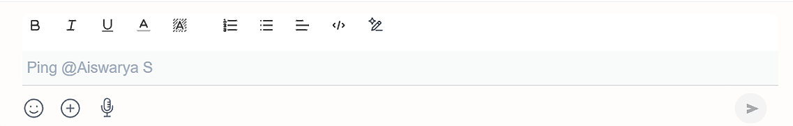 Message Input Box